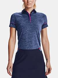 Tričko Under Armour UA Zinger SS Hthr Polo - tmavo modrá