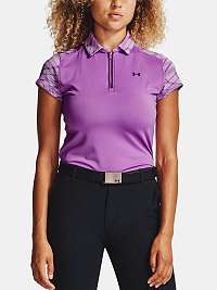 Tričko Under Armour UA Zinger Zip SS Polo - fialová