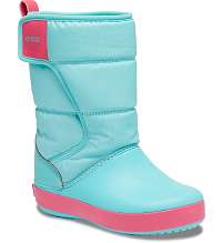 tyrkysové dievčenské sněhule LodgePoint Snow Boot K Ice Blue/Pool