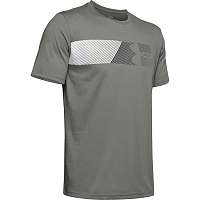 UA FAST LEFT CHEST 2.0 SS-GRN