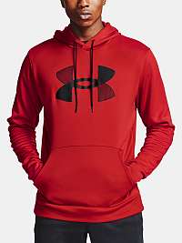 Under Armour červené pánska mikina Armour Fleece Big Logo HD