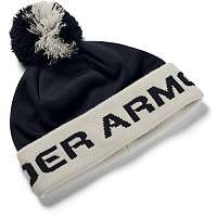 Under Armour čiapka Boy's Gametime Pom Beanie-BLK