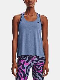 Under Armour dámske tielko Knockout Mesh Back Tank-BLU