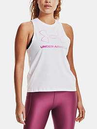 Under Armour dámske tielko Live Sportstyle Graphic Tank-WHT