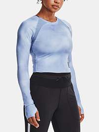 Under Armour dámske tričko Run Anywhere Cropped LS-BLU
