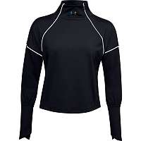 Under Armour dámske tričko UA CG Rush 1/2 Zip-BLK