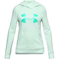 Under Armour dievčenská mikina Rival Fleece Logo Hoodie-BLU