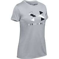 Under Armour dievčenské tričko Tech Graphic Big Logo SS T-Shirt-GRY
