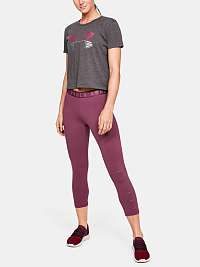 Under Armour FAVORITE CROP GRAPHIC Legíny - svetlo fialové
