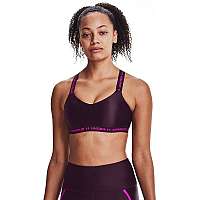 Under Armour fialové podprsenka UA Crossback Low Shine-PPL