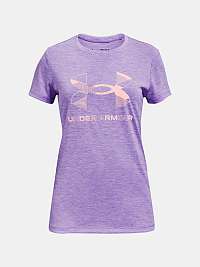 Under Armour Graphic Twist Big Logo Tričko detské Fialová