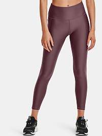 Under Armour HeatGear® Armour No-Slip Waistband Ankle Legínsy Hnedá Fialová