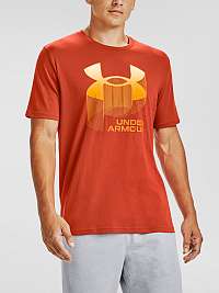 Under Armour oranžové pánske tričko BIG LOGO WORDMARK SS