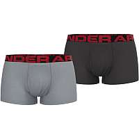 Under Armour pánske boxerky UA Tech 3in 2 Pack-GRY