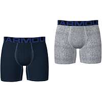 Under Armour pánske boxerky UA Tech 6in 2 Pack-NVY