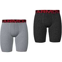 Under Armour pánske boxerky UA Tech 9in 2 Pack-GRY