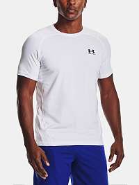 Under Armour pánske tričko HG Armour Fitted SS-WHT