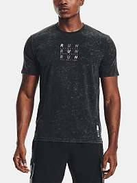 Under Armour pánske tričko UA Run Anywhere SS-BLK
