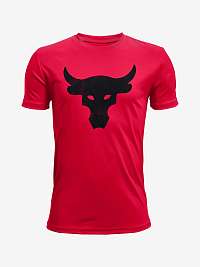 Under Armour Project Rock Brahma Bull Tričko detské Červená