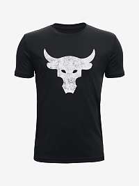 Under Armour Project Rock Brahma Bull Tričko detské Čierna