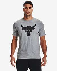Under Armour Project Rock Brahma Bull Tričko Šedá