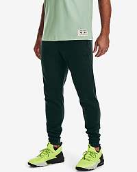 Under Armour Project Rock Charged Cotton® Fleece Tepláky Zelená