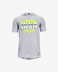 Under Armour Project Rock Charged Cotton® Tričko detské Šedá