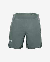 Under Armour Qualifier Speedpocket 7'' Kraťasy Zelená Šedá