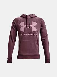 Under Armour Rival Fleece Big Logo Mikina Červená