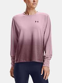 Under Armour Rival Terry Gradient Crew Sweatshirt- pink