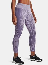 Under Armour Rush Bezšvové legíny s členkami - ružové