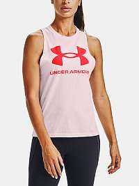 Under Armour ružové dámske tielko Sportstyle Graphic Tank
