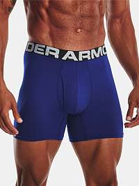 Under Armour UA Charged Cotton 6in 3 Pack Boxerky - modré