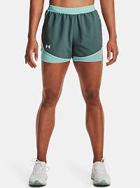 Under Armour zelené kraťasy UA Fly By 2.0 2N1 Short-BLU