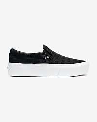Vans čierne kožené slip on Debos OTW Platform Classic