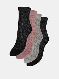 Vero Moda 4 pack ponožiek s motívmi