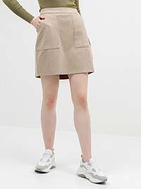 Vero Moda béžová sukňa s vreckami Felicity