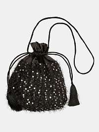 Vero Moda čierna kabelka s flitrami