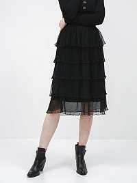 Vero Moda čierna midi sukňa Mira
