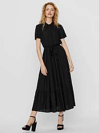 Vero Moda čierne maxi šaty Oksana