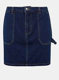 Vero Moda modrá džínsová sukňa