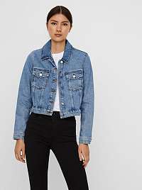 Vero Moda modrá krátka džínsová bunda
