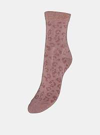 Vero Moda ružové ponožky s motívmi