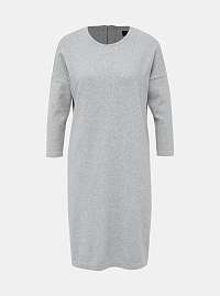 Vero Moda sivé svetrové šaty