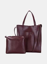 Vínová kabelka s odnímateľným puzdrom Claudia Canova