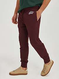 Vínové pánske tepláky arch s logom GAP