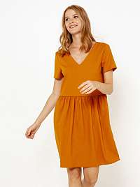 Voľnočasové šaty pre ženy CAMAIEU - oranžová