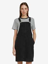 Voľnočasové šaty pre ženy Tom Tailor Denim - čierna