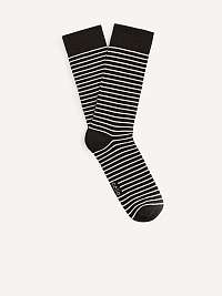 Vysoké pruhované ponožky Binome Celio