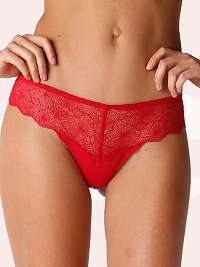 WONDERBRA BRAZILIAN - Dámske krajkové nohavičky - červená